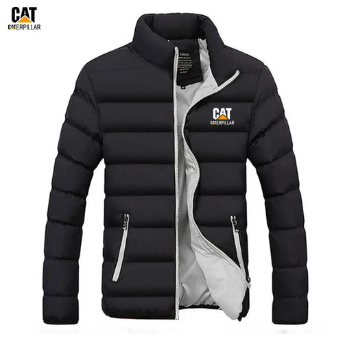 Men's Black Caterpillar Winter Puffer Jacket