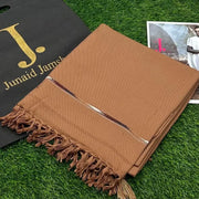 1 Pc Men's Wool Plain Shawl ( Camel )