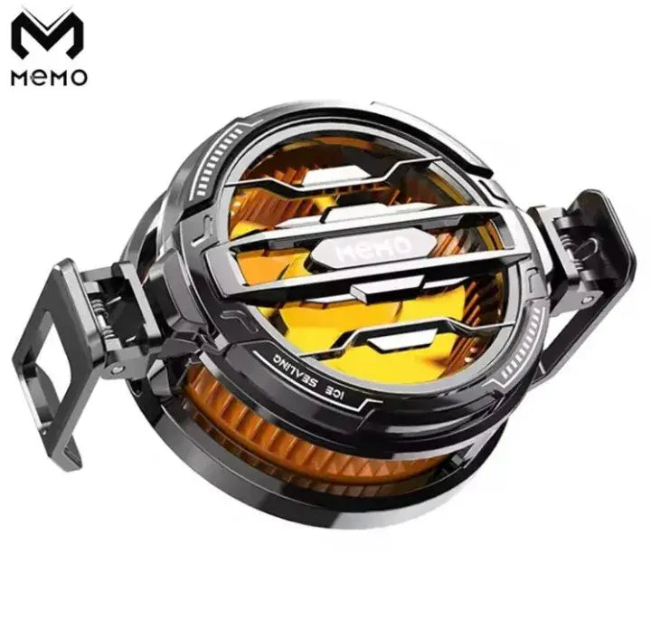 MEMO CX07 Magnetic Phone Radiator Phone Cooling Fan Mobile Radiator Case Cold Wind Handle Fan for PUBG Phone Cooler Phone Cooling Fan Case