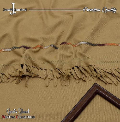 Mustard Wool Embroidered Shawl Winter Formal