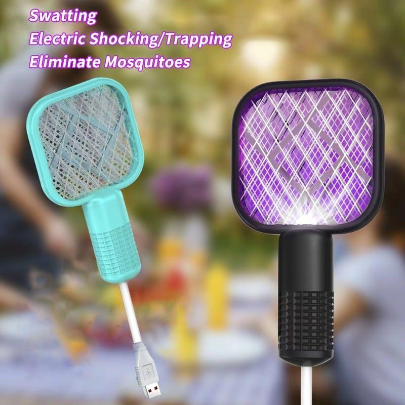 USB Rechargeable Mosquito Killer Lamp Teal Black ABS